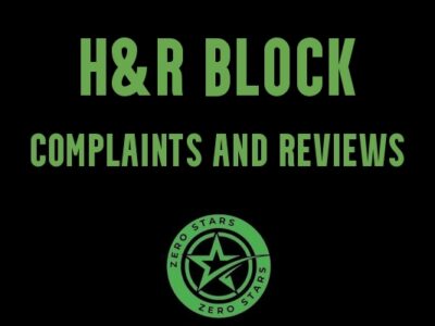 H&R Block Reviews Complaints - Zero Stars