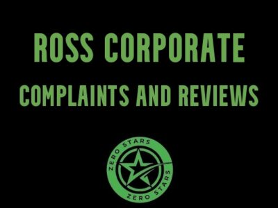 Ross Reviews Complaints - Zero Stars